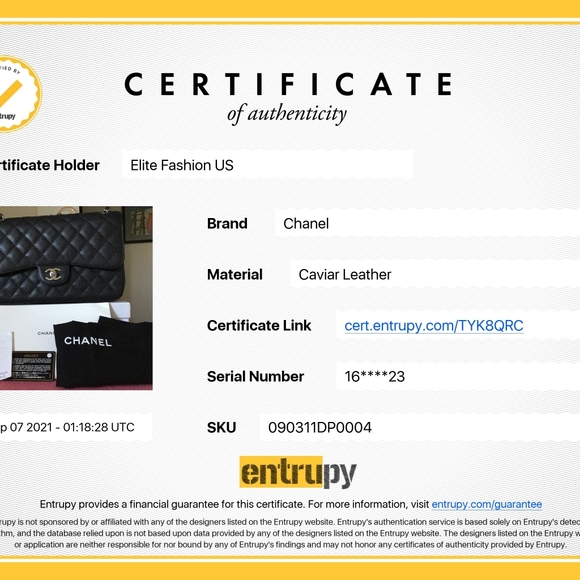 Chanel jumbo classic double flap black caviar silver hw bag - Picture 15 of 15